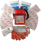 UST 02747 17 Pieces Learn & Live Survival First Aid Kit