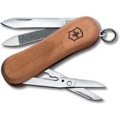Swiss Army 0642163 Evowood 81 Multi-tool with Brown Knife Wood Handle