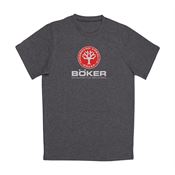 Boker 09SH003 Large Size Cotton T-Shirt in Gray