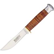 Marbles 302 Stacked Leather Fixed Blade Knife
