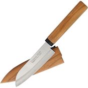 Kanetsune 077 ST-200 Fruit Knife with Wild Cherry Wooden Handle