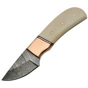 Damascus 1146CP Copper Fixed Blade Knife