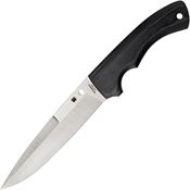 Spyderco FB39GP Sustain Fixed Stainless Blade Knife with Black Smooth G10 Handle