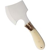 Marbles 826 Hatchet Axe with White Smooth Bone Handle