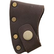 Prandi 706002 Axe Blade Cover with Brown Leather Sheath