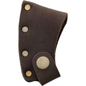 Prandi 706003 Axe Blade Cover with Brown Leather Sheath