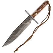 Old Forge 041 Damascus Hunter Fixed Blade Knife