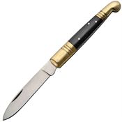 Pakistan 2884BK Old Fashion Black Folding Pocket Knife with Black Smooth Wood Handle