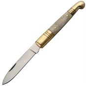 Pakistan 2884BO Old Fashion Bone Folding Pocket Knife with Natural Smooth Bone Handle