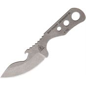 TOPS BARXL Bartender Defender XL Fixed Blade Knife with Gray Steel Handle
