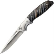 Browning 0255 Visual Effects Mammoth Tooth Drop Point Linerlock Folding Pocket Knife