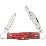 Case 18041 BSA Half Whittler Folding Pocket Knife with Dark Red Jigged Bone Handle