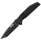Bear Edge 61503 Black G10 Tan Assisted Opening Tanto Point Linerlock Folding Pocket Knife