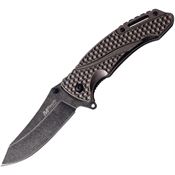 MTech A984 Gray Assisted Opening Drop Point Linerlock Folding Pocket Knife