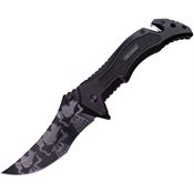 Tac Force 946BK Black Assisted Opening Linerlock Folding Pocket Knife