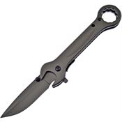 Frost FC12 Wrench Assisted Opening Drop Point Linerlock Folding Pocket Knife