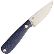 EnZo 9821 Necker 70 Ringo Blue Jeans Fixed Blade Knife