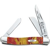 Case 9318GR Stockman Folding Pocket Knife with Golden Ruby Corelon Handle