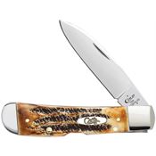 Case 65312 Tribal Lock Folding Pocket Knife with 6 1/2 Bonestag Handle