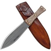 Condor 280773 African Bush Standard Edge Carbon Steel Spear Point Blade & Micarta Handles