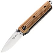 Fox 279OL My One Compression Lock Knife with Olive Wood Handle