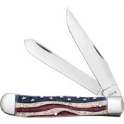 Case 60188 Peanut Sparxx Series Folding Pocket Knife with jigged Synthetic Handle