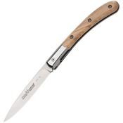 Fox 271OL Elite Olive Wood Spear Point Linerlock Folding Pocket Knife