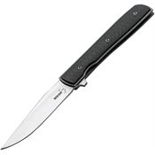 Boker Plus 01BO783 Urban Trapper Petite Drop Point Blade Linerlock Folding Pocket Knife with Carbon Fiber Handle