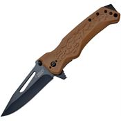 Camillus 19241 NS 8 Assisted Opening Drop Point Linerlock Folding Pocket Knife