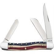 Case 60188 Peanut Sparxx Series Folding Pocket Knife with jigged Synthetic Handle