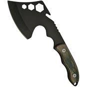 China Made 211395 Hatchet Black Wood Fixed Blade Knife