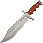 China Made 211398 Bowie Gator Back Fixed Blade Knife