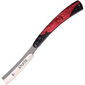 Dark Side 016RD Skull Razor Knife with Red and Black Handle