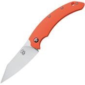 Fox 518O Slim Dragotac Folding Pocket Knife with Orange FRN Handle