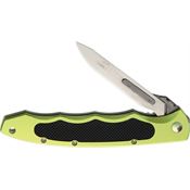 Havalon 70220 Piranta Torch Lime Linerlock Folding Pocket Knife