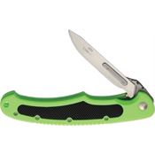 Havalon 70255 Piranta Bolt Green Linerlock Folding Pocket Knife
