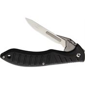 Havalon 53211 Forge Satin Finish Stainless Blade Linerlock Folding Pocket Knife with Black ABS Handle