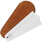 Spyderco 308F Spyderco Knives Golden Stone with Brown Leather Sleeve