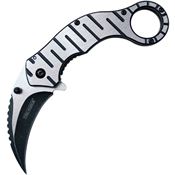 Tac Force 952SW Assisted Opening Framelock Folding Stonewash Pocket Knife with Stainless Handle