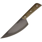 TOPS FMSXL Frog Market Special XL Fixed Blade Knife with Green Canvas Micarta Handle