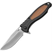 Camillus 19131 TigerSharp Serrated Drop Point Linerlock Folding Pocket Knife