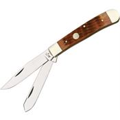 Frost 14312TPS Big Game Trapper Folding Pocket Knife with Tennessee Peach Seed Handle