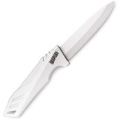 Rapala 28607 Ceramic Utility WhiteStandard Edge Ceramic Drop Point Blade & Rubberized Handles