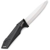 Rapala 28609 Ceramic Utility Standard Edge Ceramic Drop Point Blade & Rubberized Handles