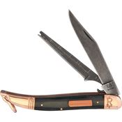 Rough Rider 1597 Rough Rider Knives with Black Smooth Bone Handle