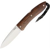 Lion Steel 8800ST Opera Santos Wood Lockback Folding Pocket Knife