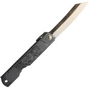 Higonokami 3B No 3 Blue Paper Steel Folding Knife with Iron Handle