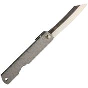 Higonokami 9B No 9 Blue Paper Steel Folding Knife with Gray Iron Handle