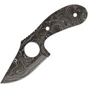 Alabama Damascus Steel 061 Damascus Blade Knife with One Piece Damascus Steel Construction