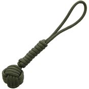 Combat Ready 357 Monkey Fist Paracord construction - OD Green